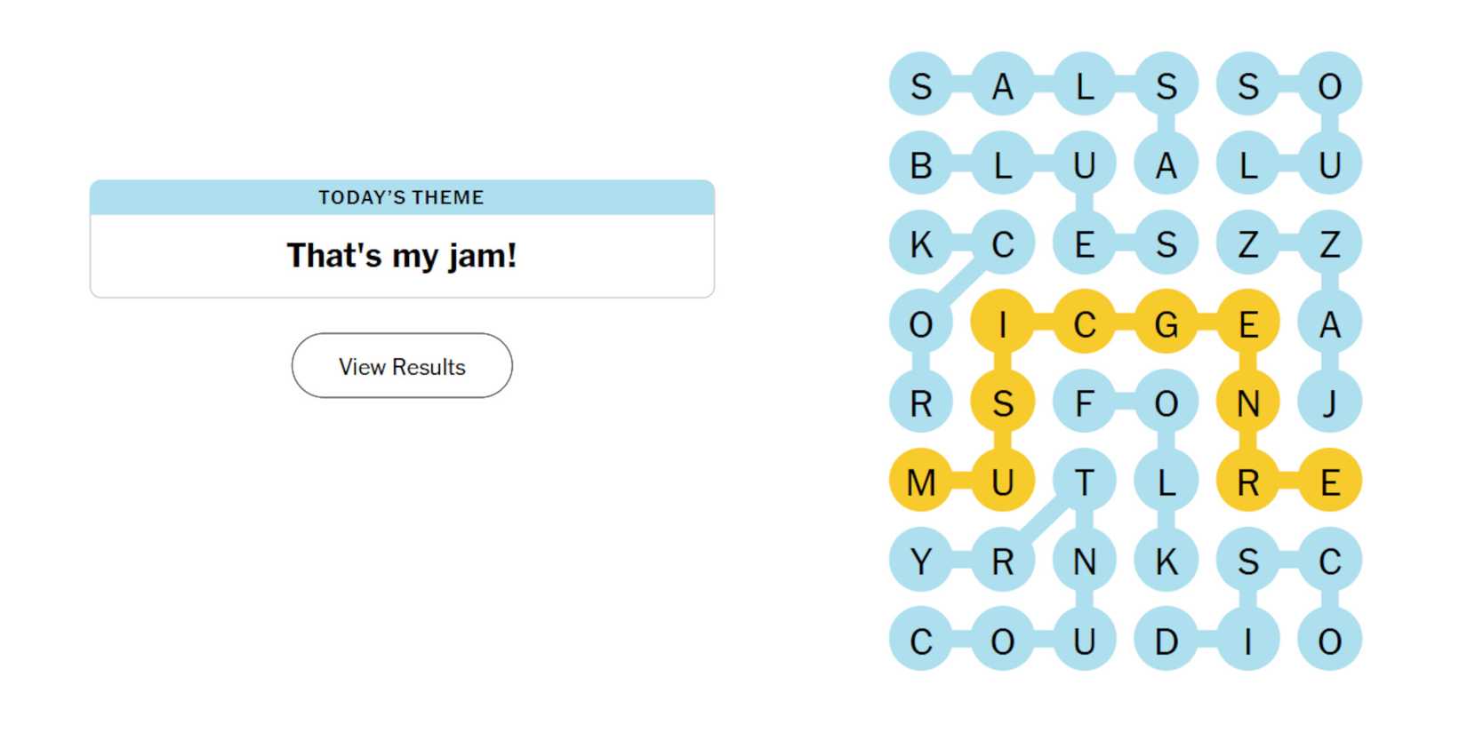 New York Times Games Strands puzzle solution for June 28, 2024
