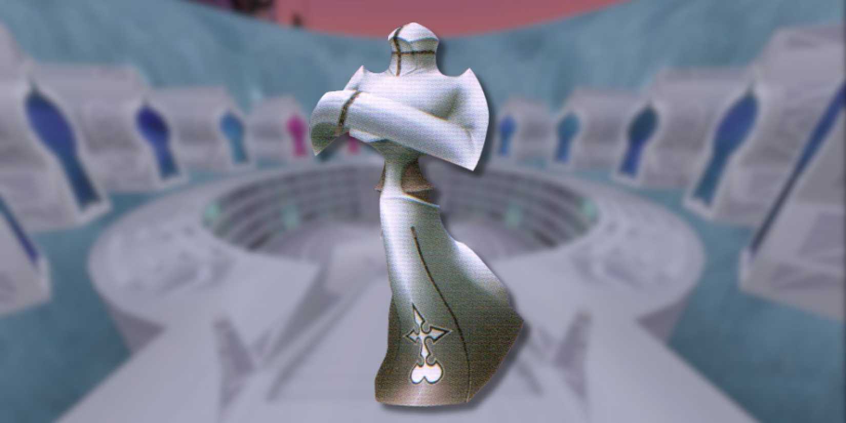 Official render of a Sorcerer Nobody, from Kingdom Hearts 2.