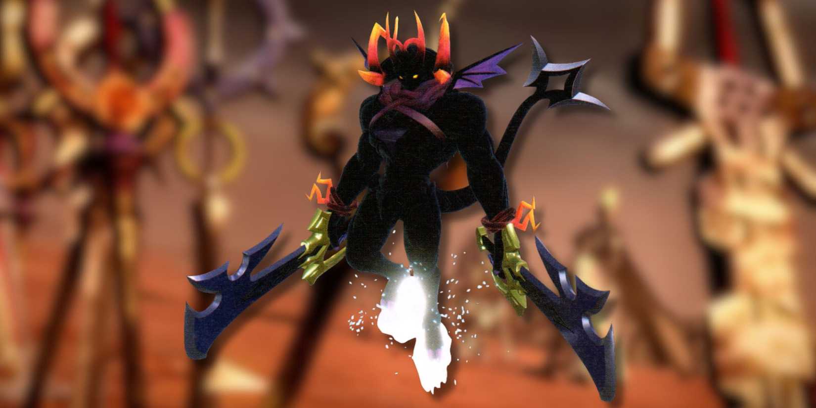 Official render of Dark Inferno, from Kingdom Hearts 3.