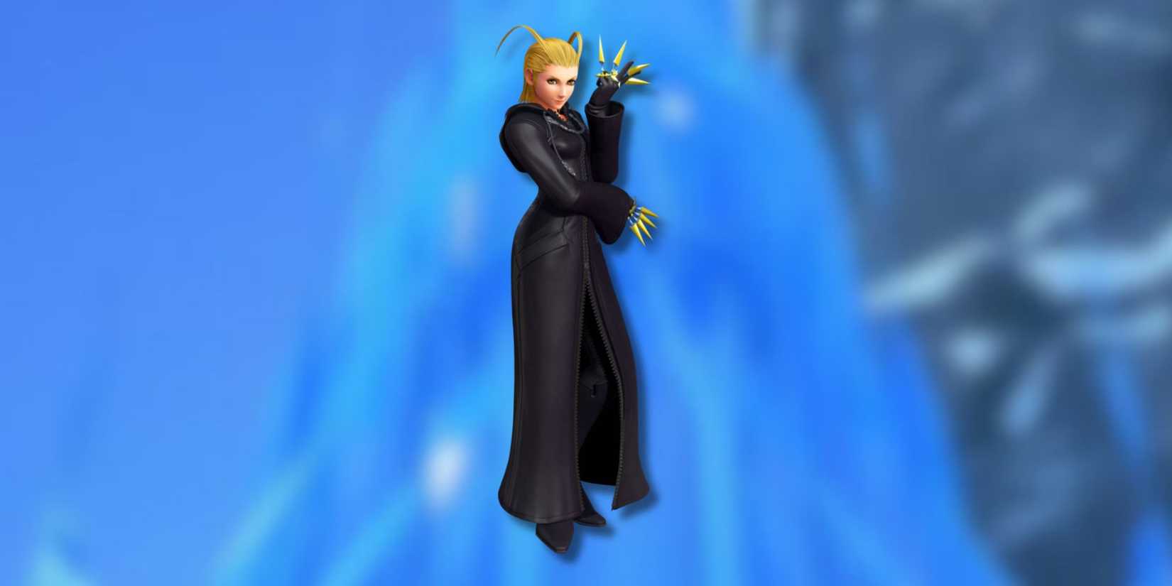 Official render of Larxene, from Kingdom Hearts 3.
