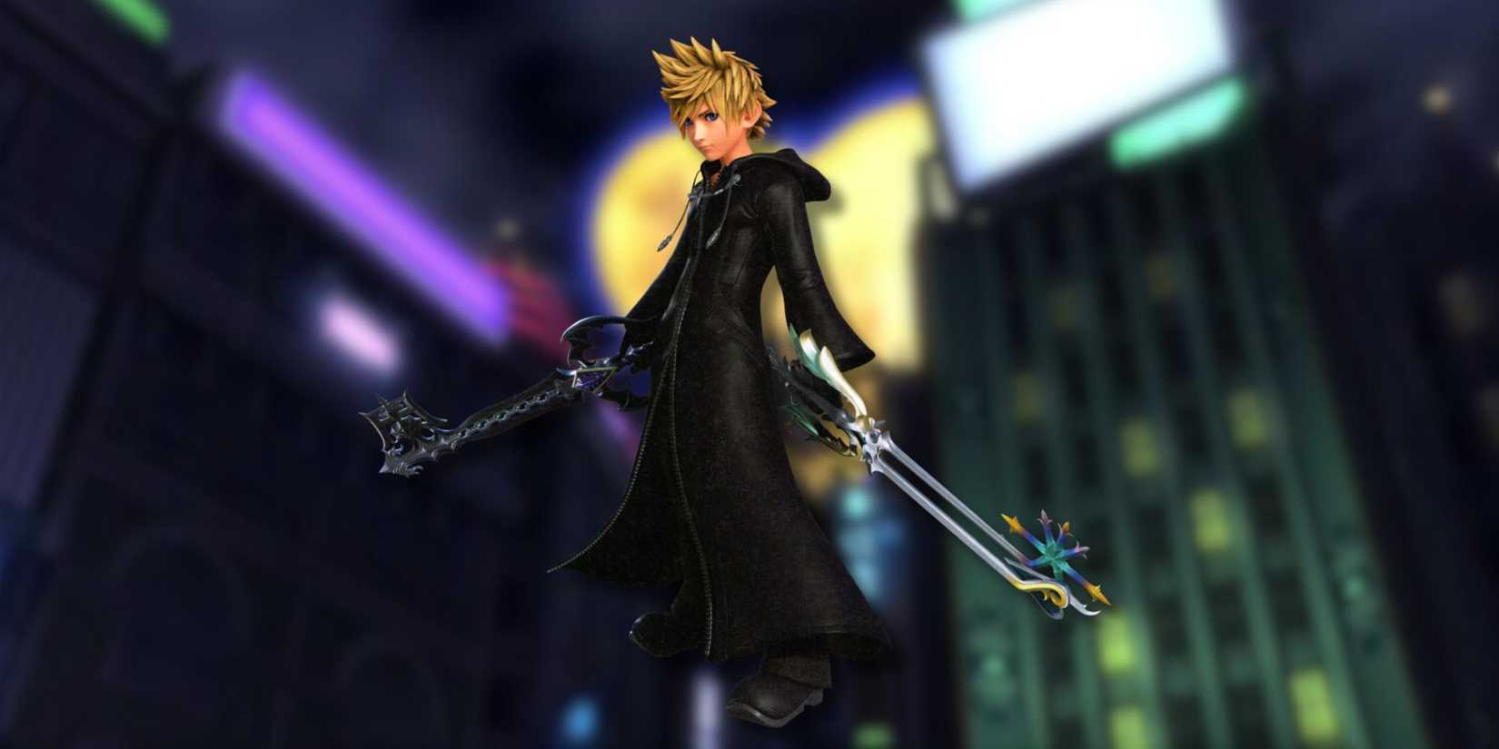 Official render of Roxas, from Kingdom Hearts 3.