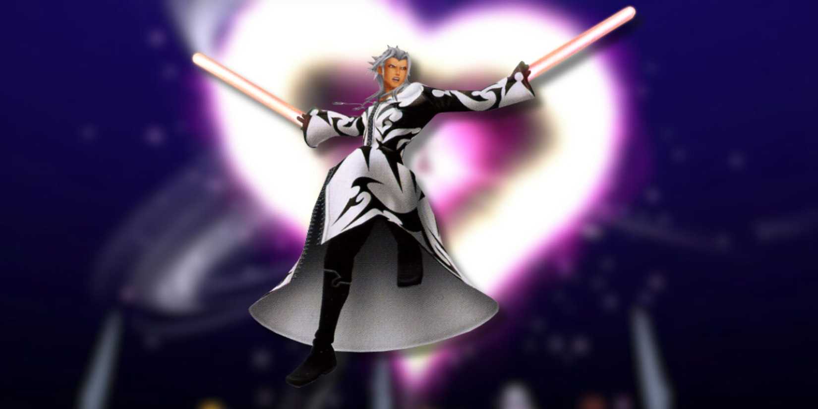 Official render of Xemnas from Kingdom Hearts 2.