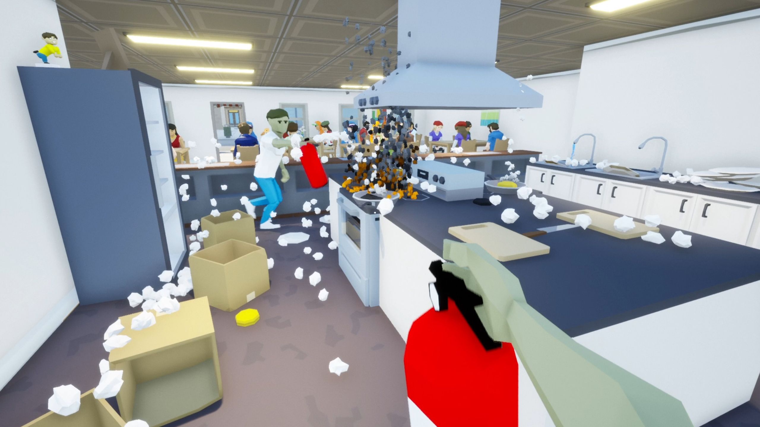 One armed cook online co op allows players to have two hands cooking simulator