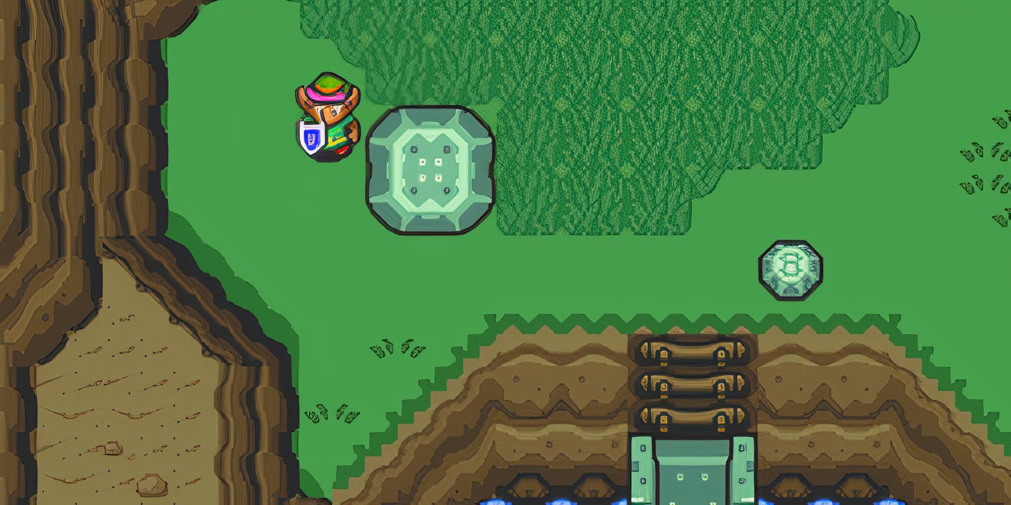 Outside the Ice Cave in The Legend of Zelda A Link to the Past