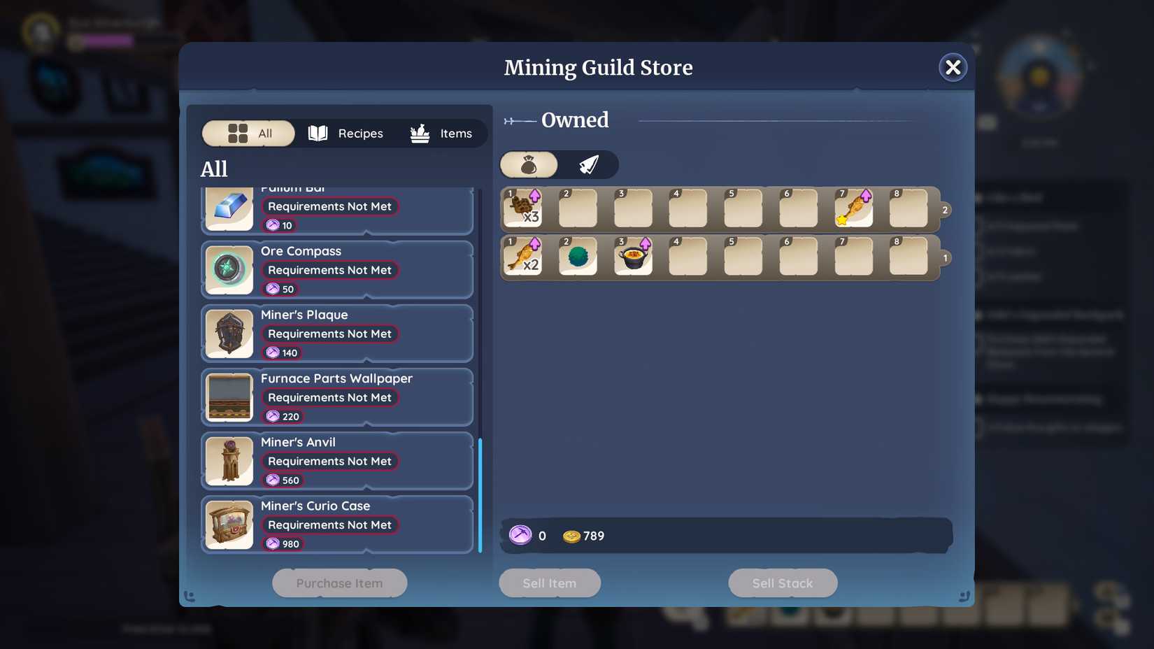 Image of the Mining Guild Store from Hodari in Palia