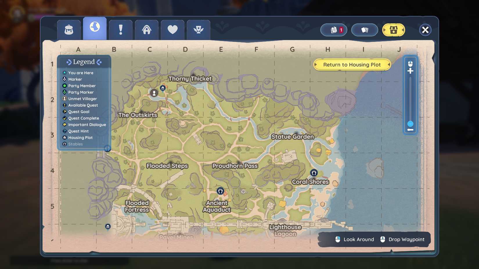 Image of the northern region of Bahari Bay in Palia