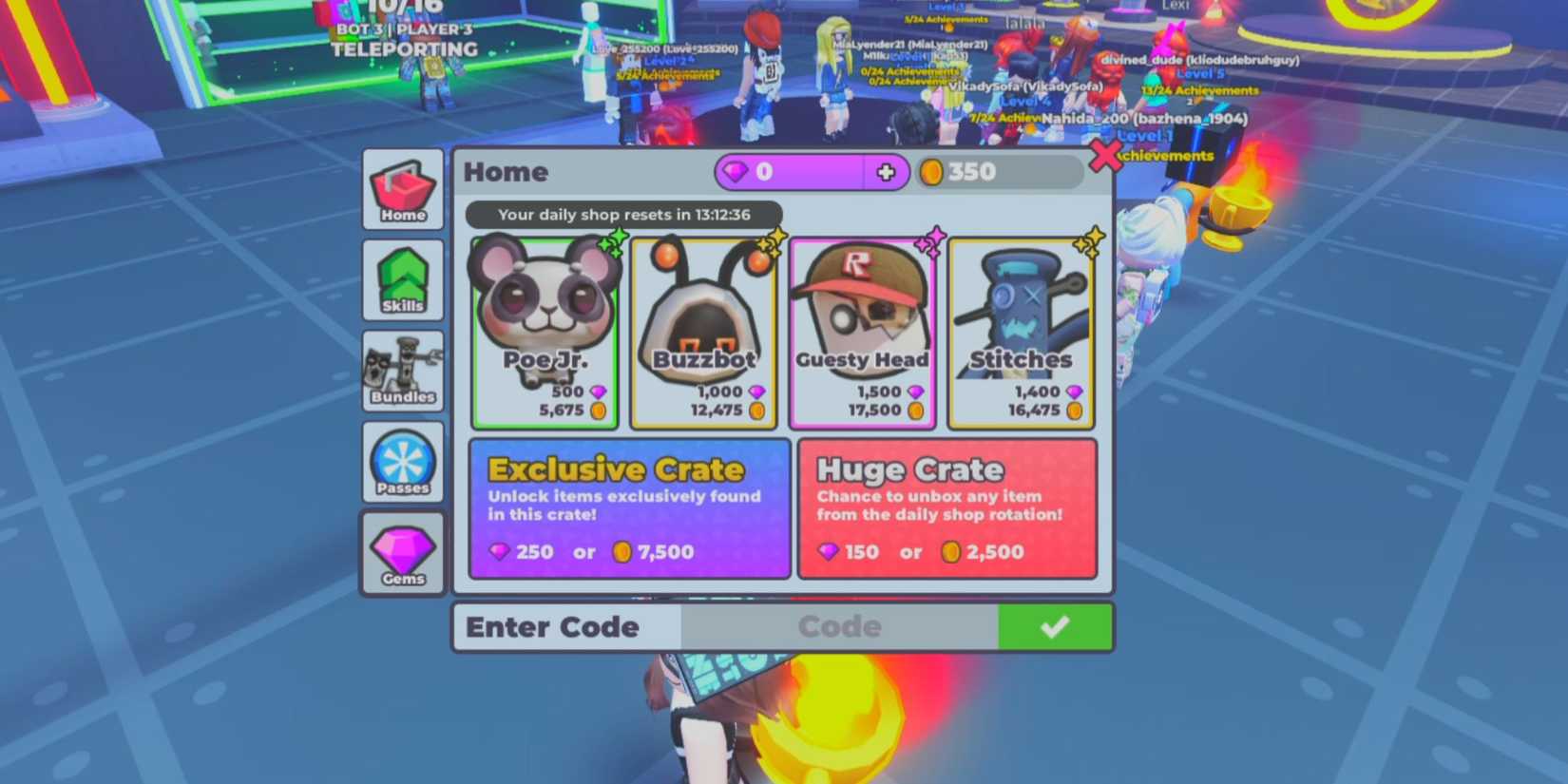 Roblox: Panik Codes