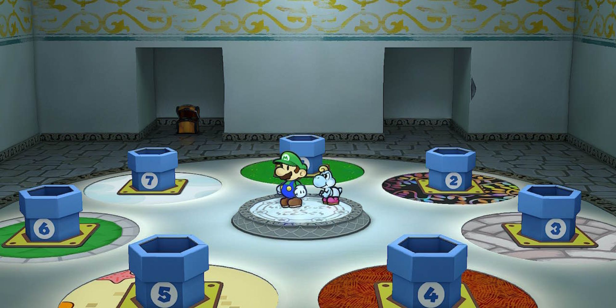 paper mario the thousand year door - warp pipe room