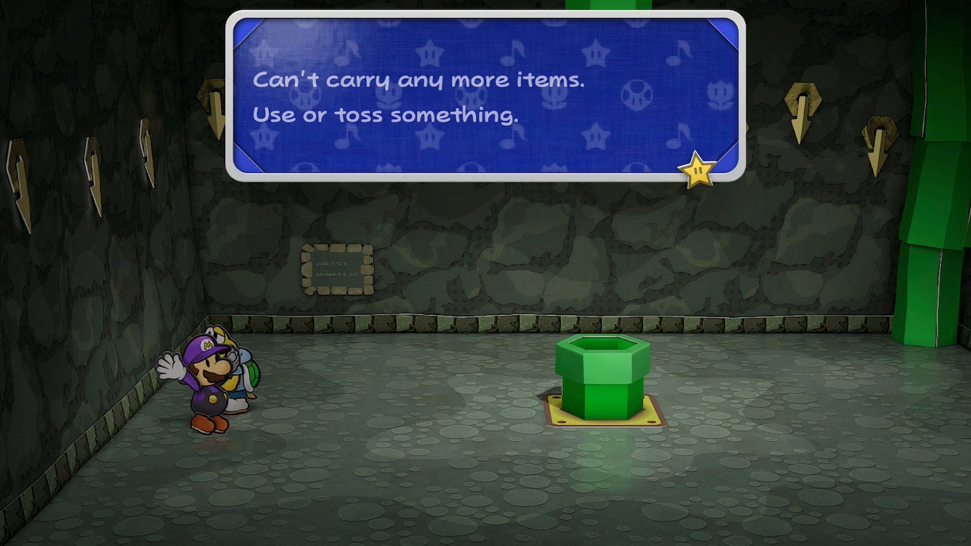 Paper Mario: The Thousand-Year Door - Can't Carry Any More Items