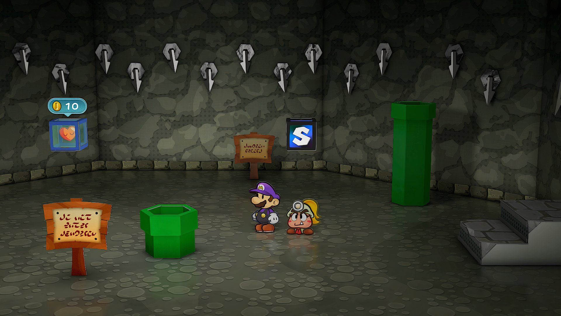 Paper Mario: The Thousand-Year Door - Entrance to the Pit of 100 Trials