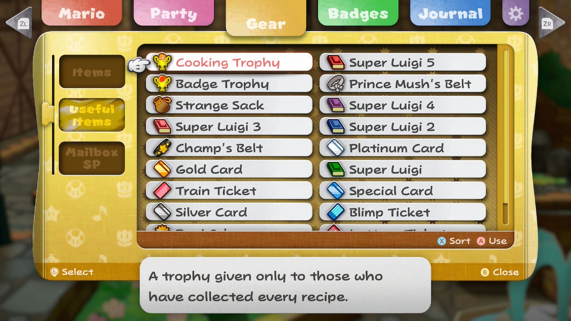 Paper Mario: The Thousand-Year Door - Cooking Trophy