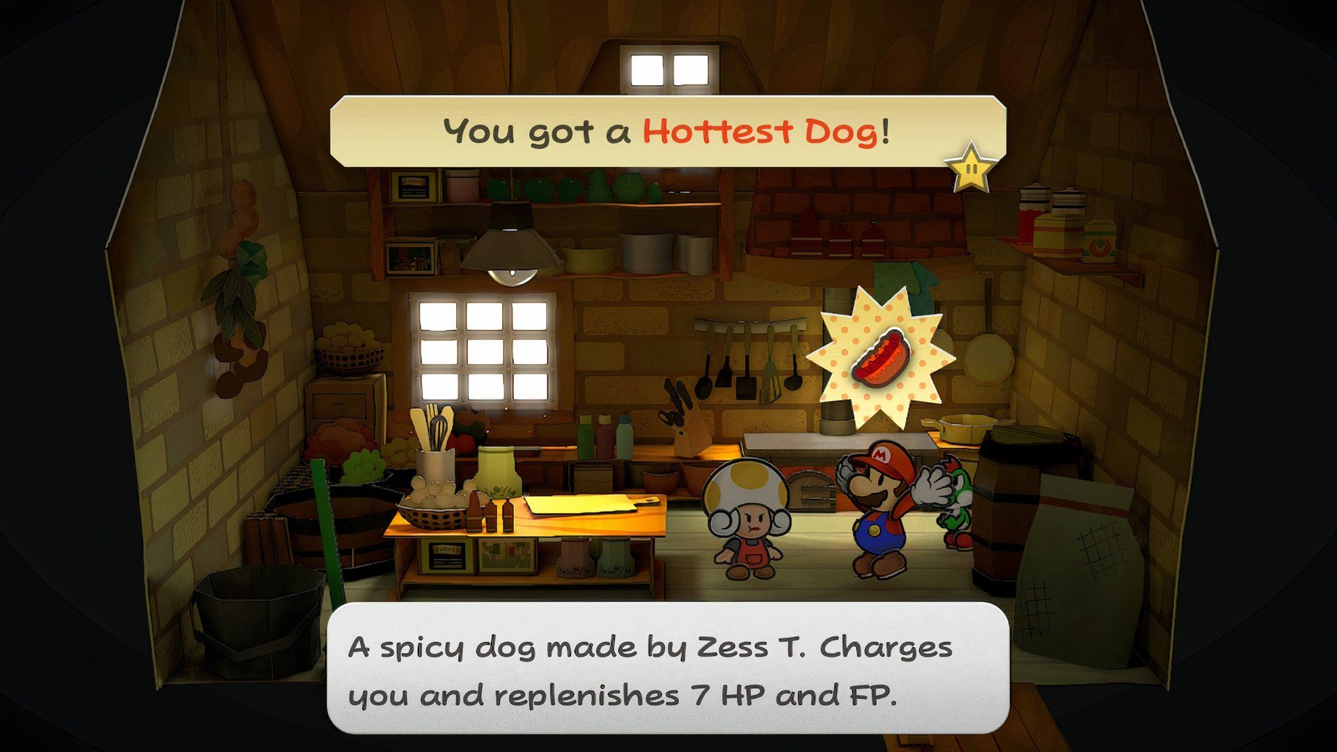 Paper Mario: The Thousand-Year Door - Zess T. Cooks Up the Hottest Dog