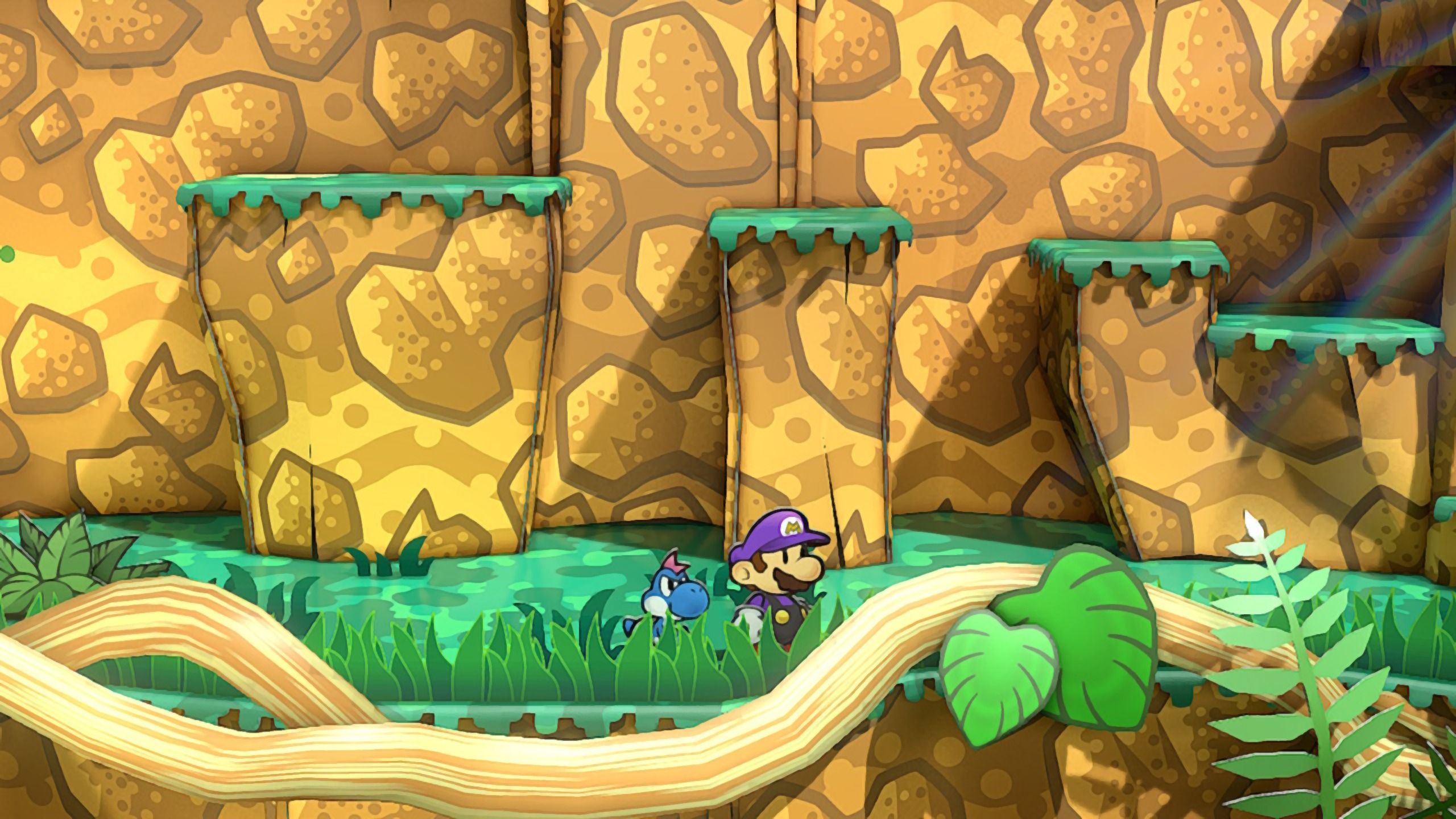 Location of a star piece behind a tree branch in Paper Mario TTYD