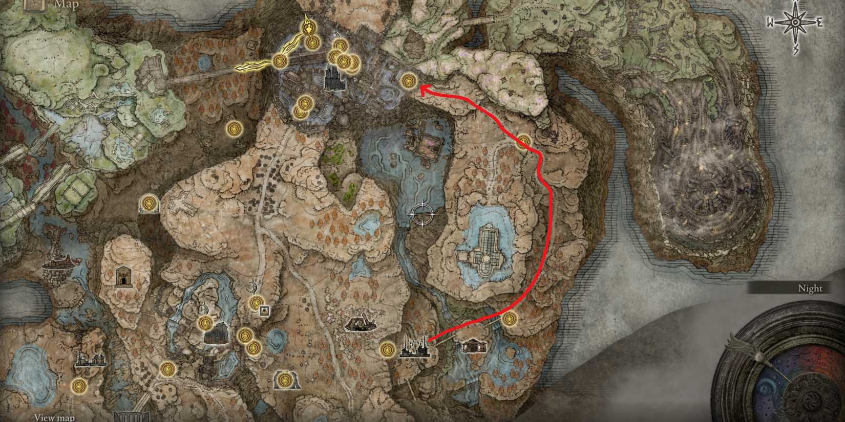 path from bonny village to church district in elden ring shadow of the erdtree