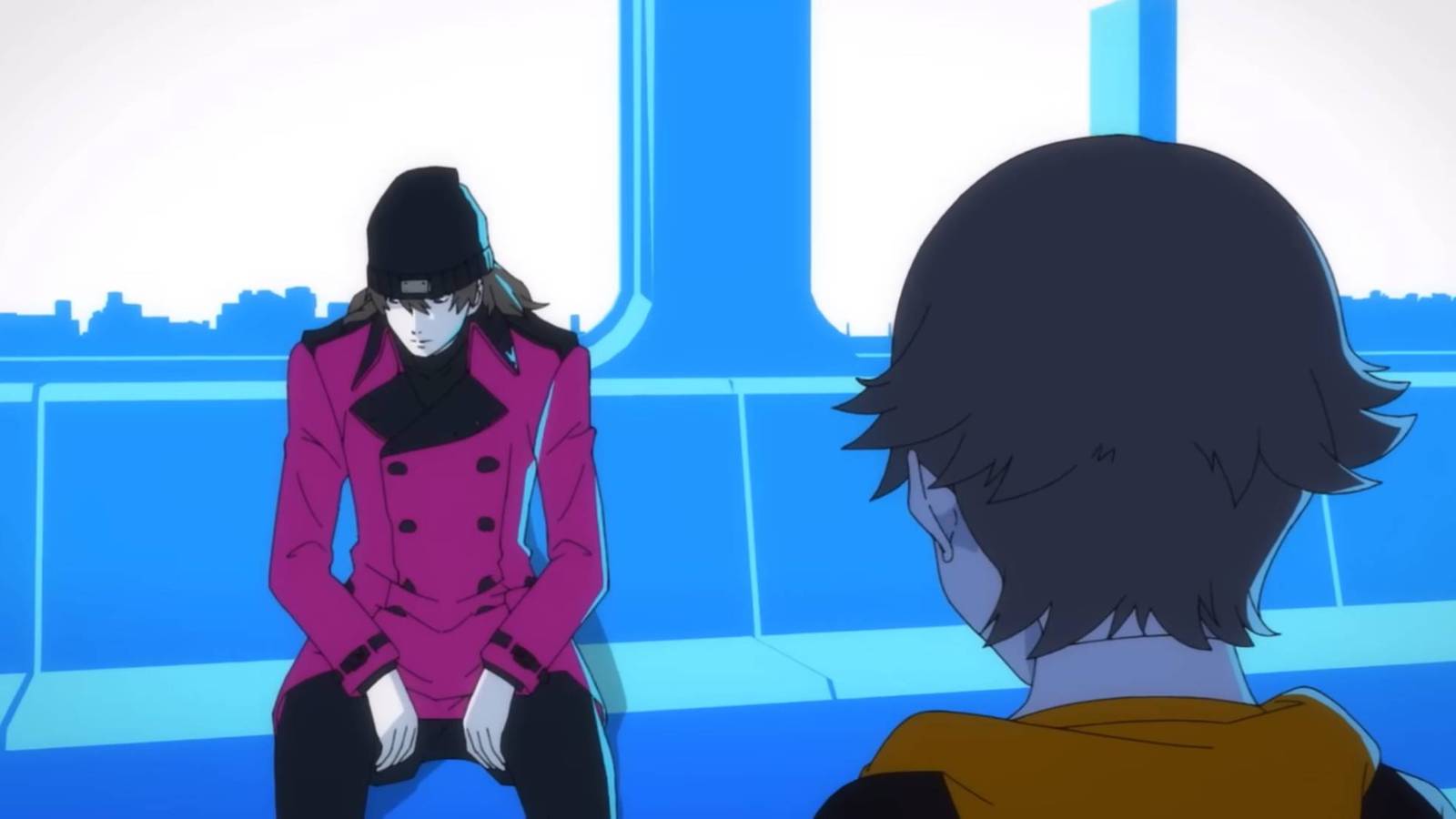 Shinjiro and Ken in the intro for Persona 3 Reload