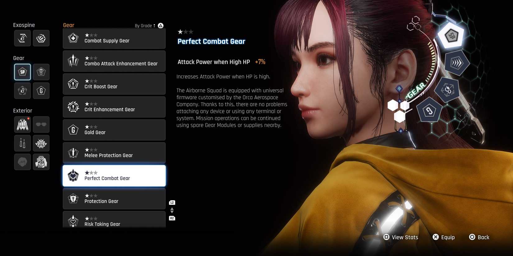 Stellar Blade Perfect Combat Gear