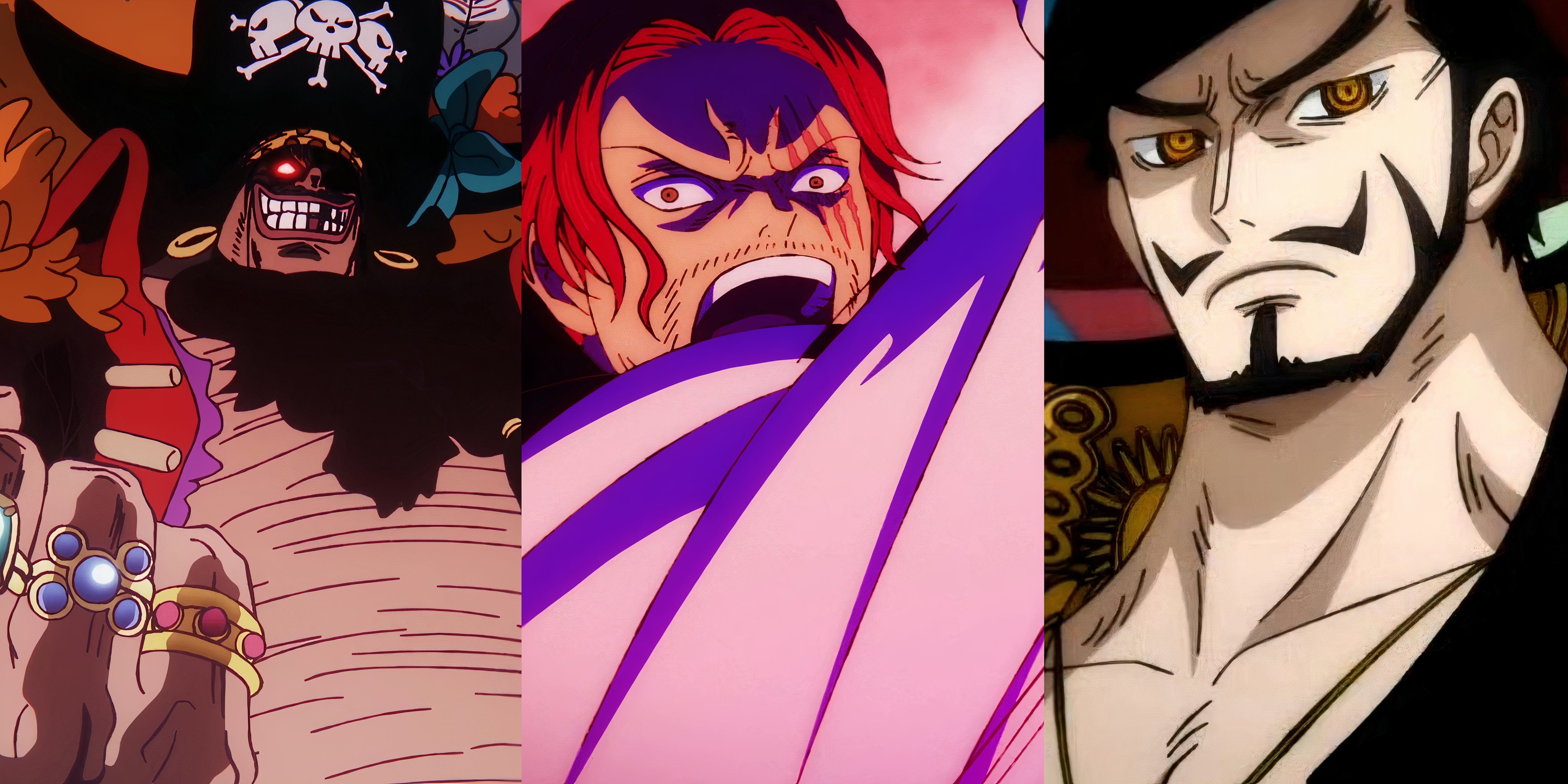 Featured One Piece: Shanks' Strongest Rivals, Ranked Mihawk Blackbeard
