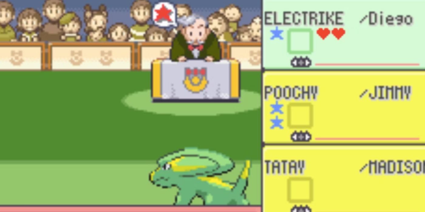 Gameplay Of A Contest In Pokemon Emerald