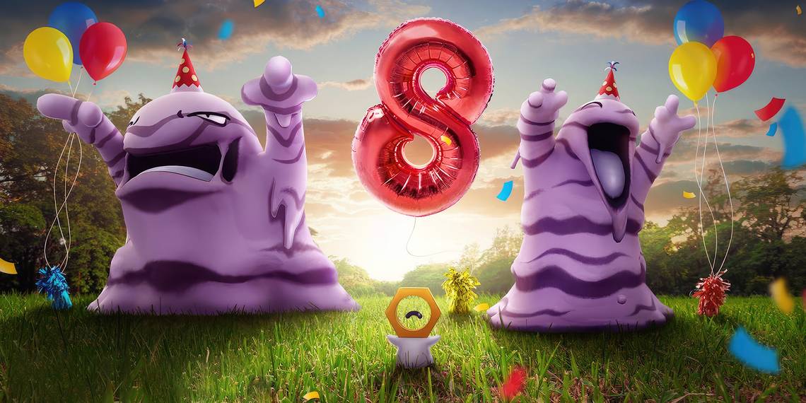 ¡Descubre las sorpresas épicas del 8º aniversario de Pokémon GO que no querrás perderte!