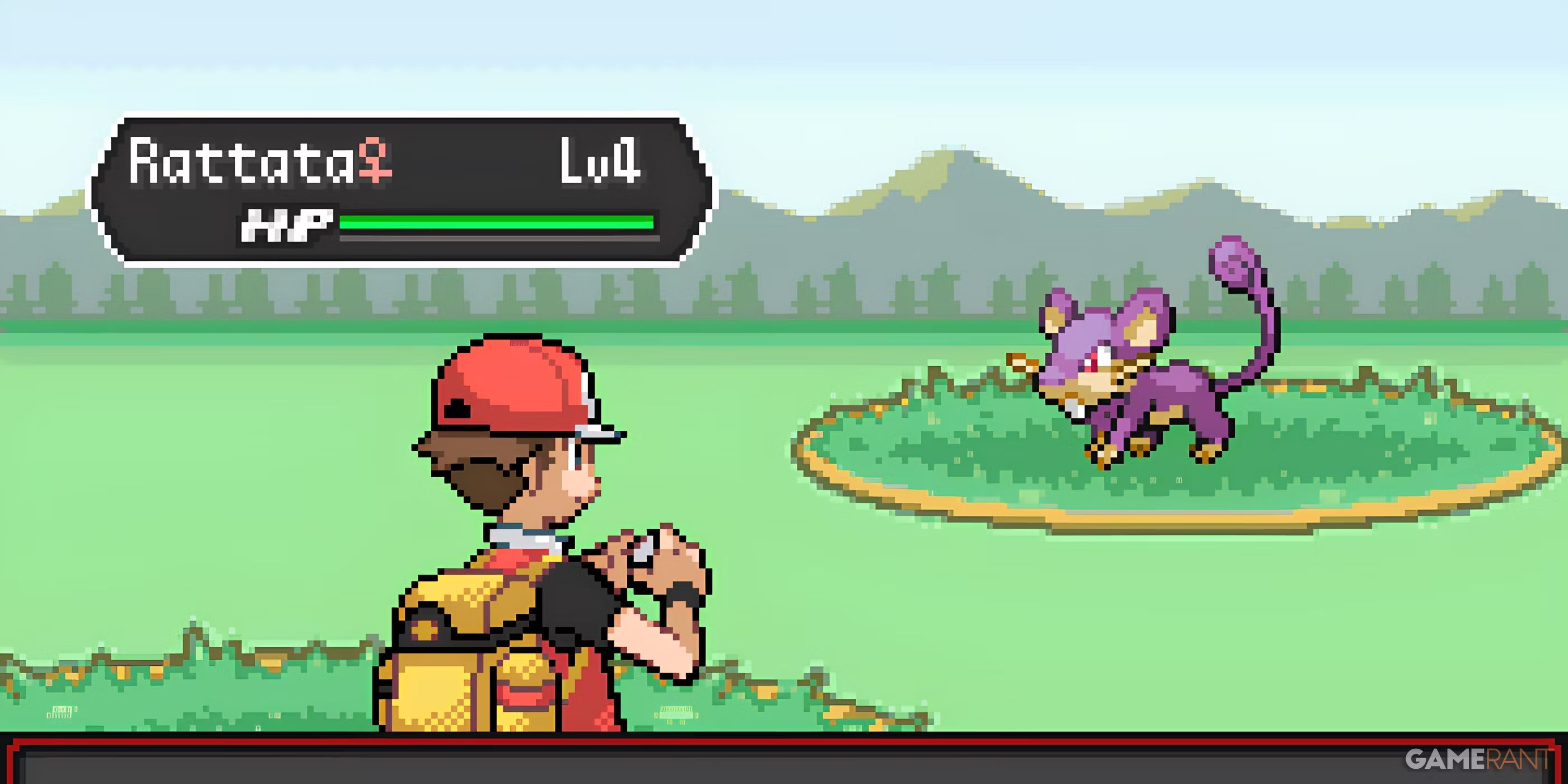 A battle in Pokemon Radical Red