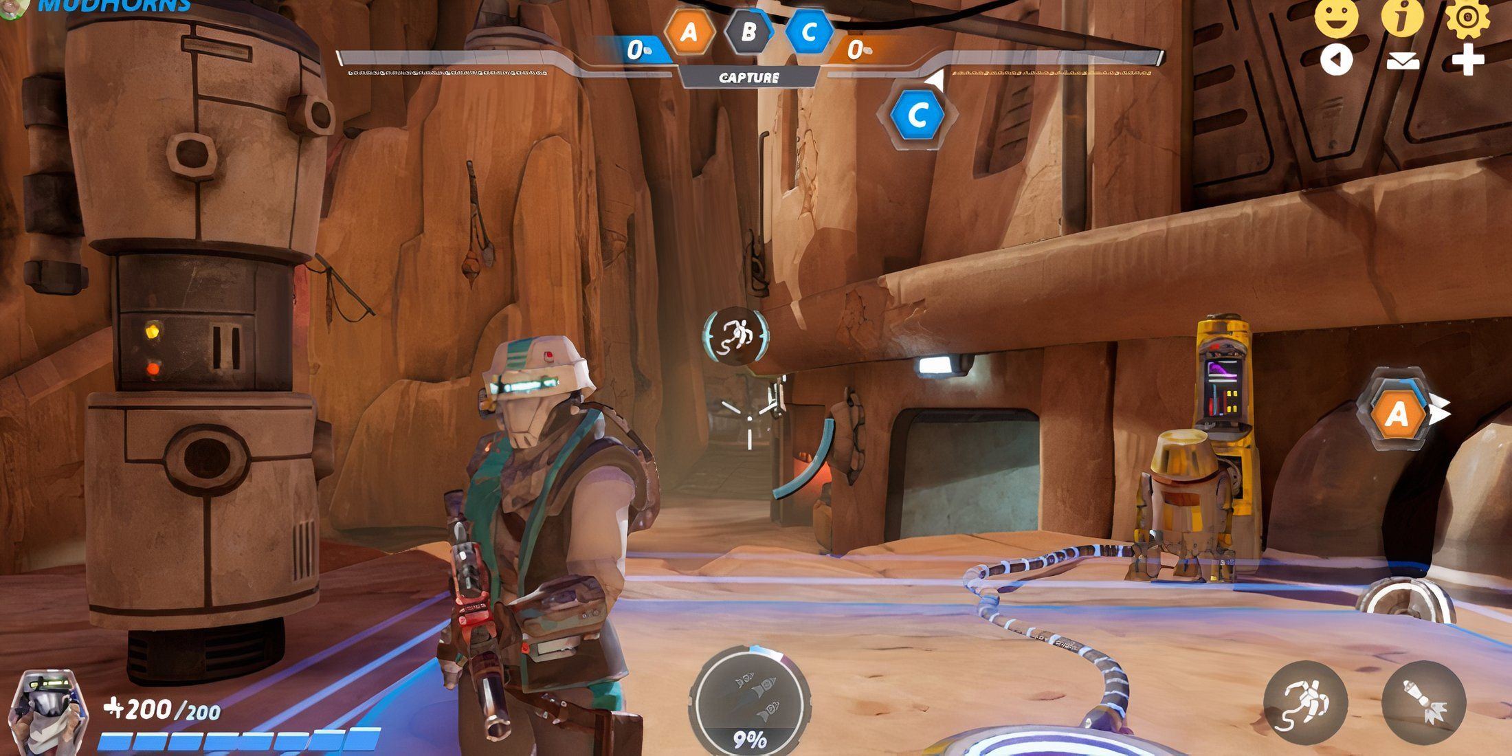 Image of power control mode in Star Wars Hunters