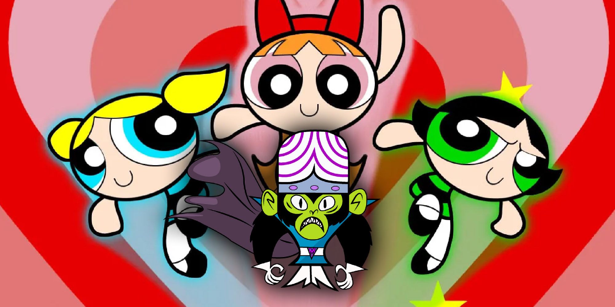 Powerpuff Girls and Mojo Jojo