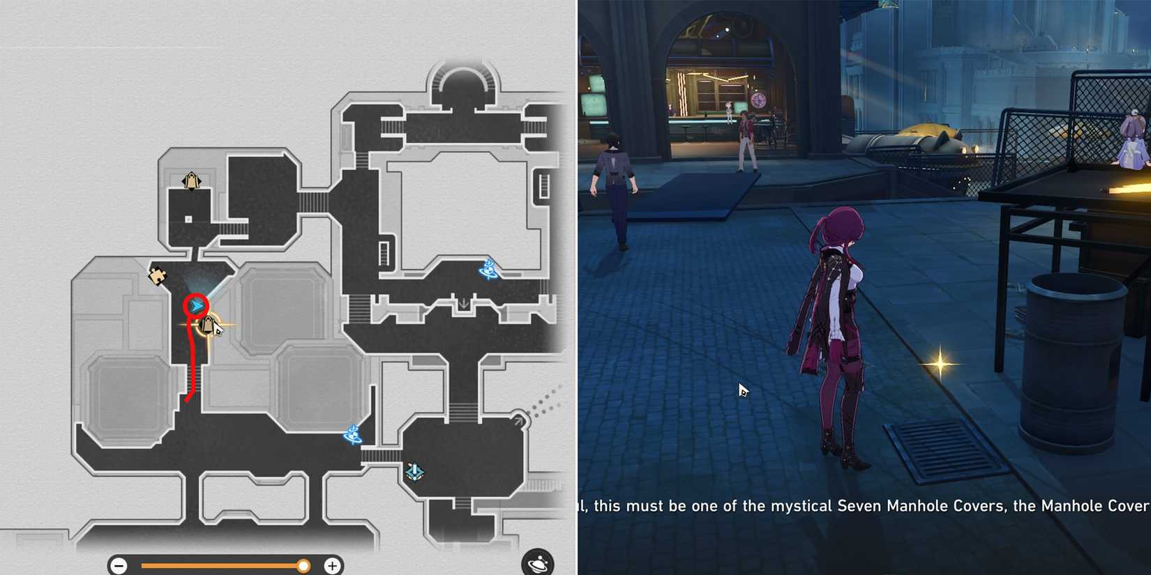 preservation steaming manhole cover location in honkai star rail