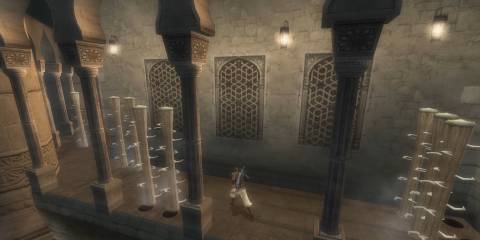 Showcasing a trapped balcony in Prince of Persia - The Sands of Time