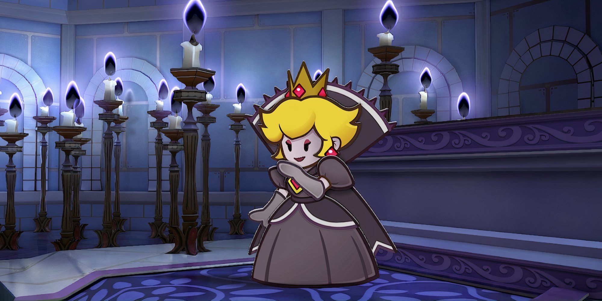 Princess Peach as the Shadow Queen in Paper Mario The Thousand-Year Door