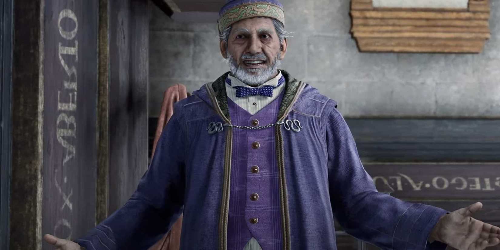 Professor Abraham Ronen from Hogwarts Legacy