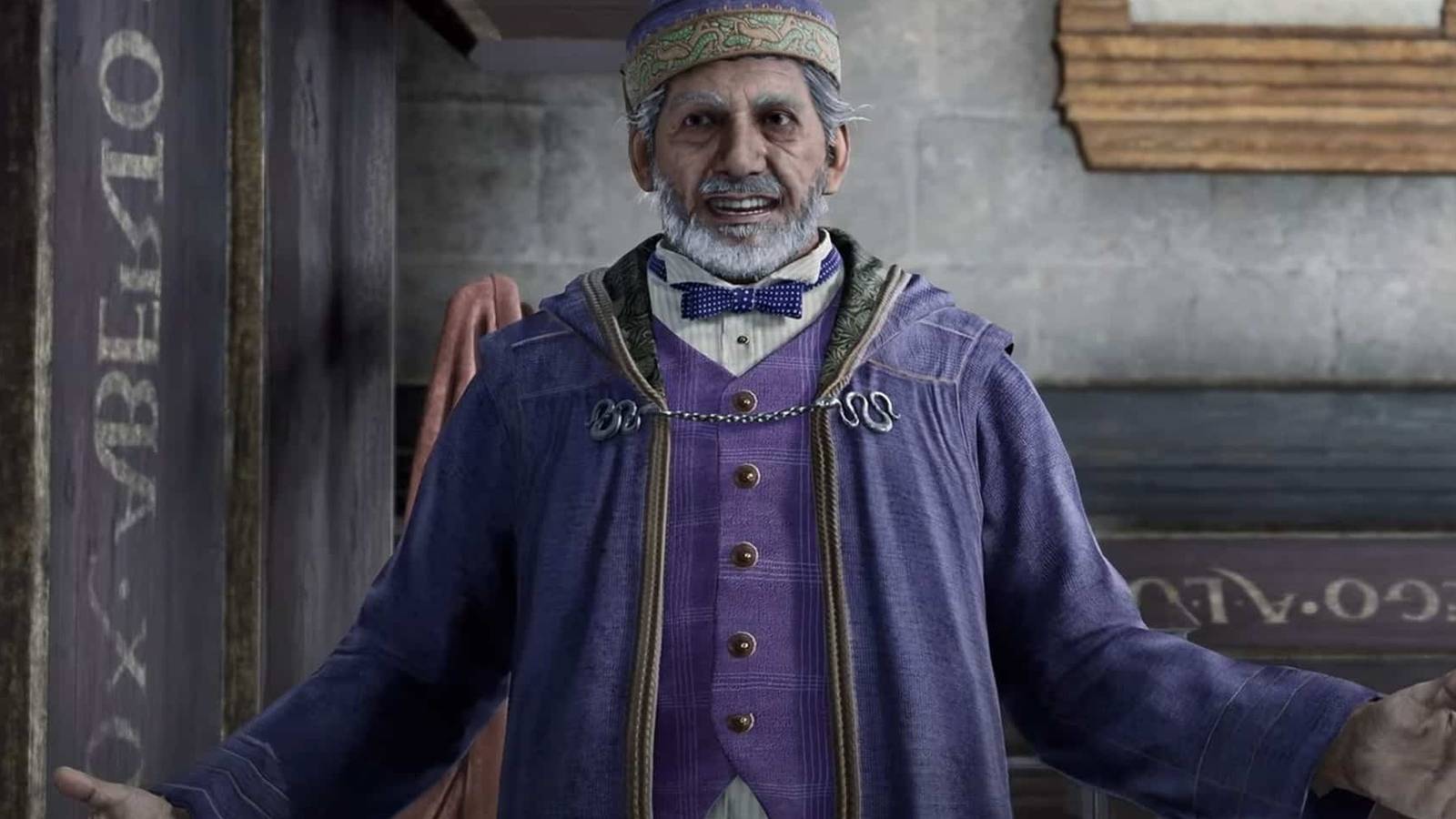 Professor Abraham Ronen from Hogwarts Legacy