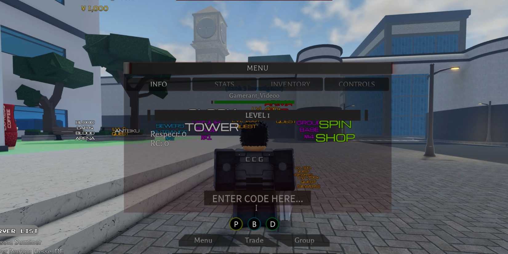 Project Ghoul the codes tab