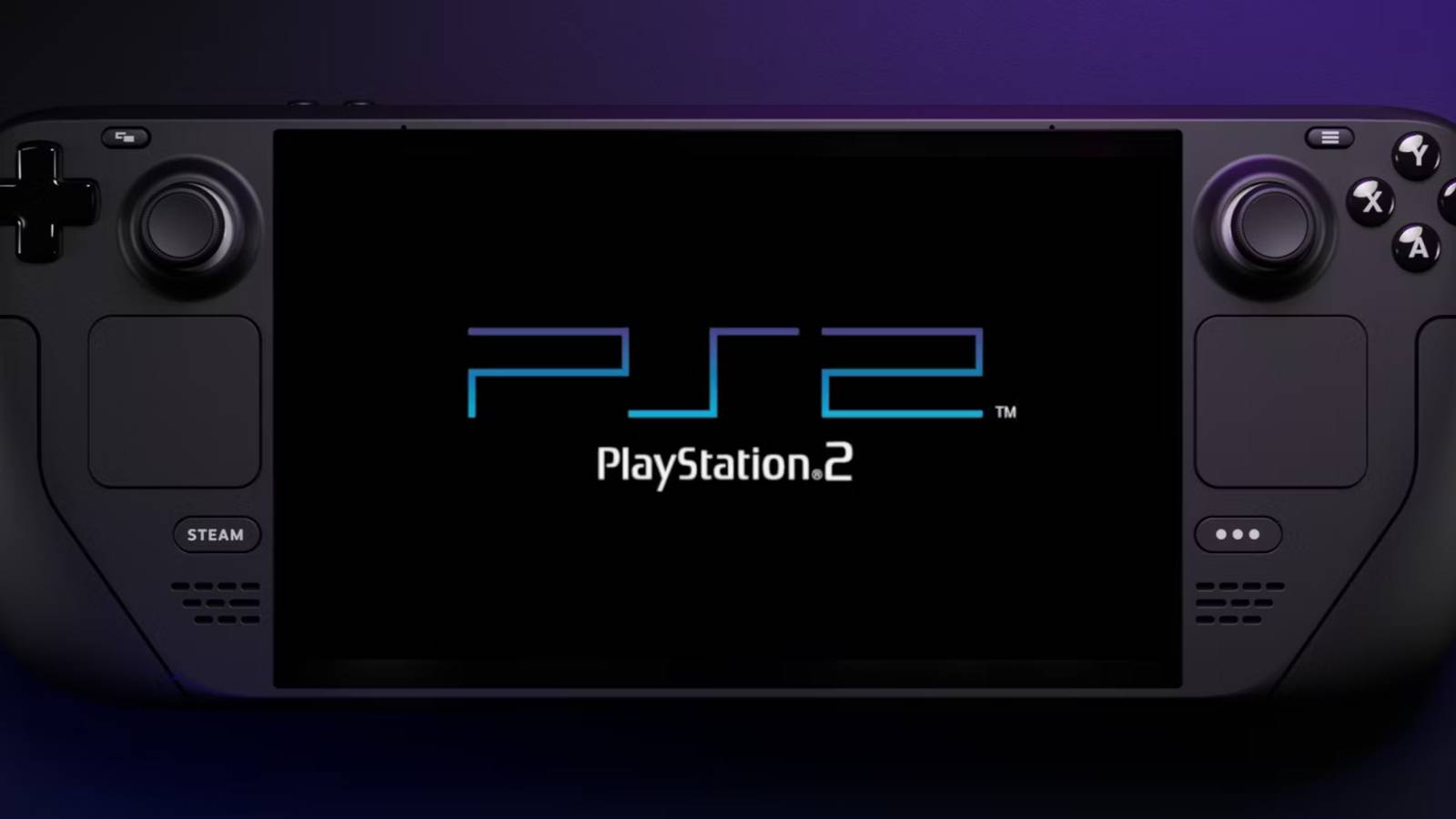 PS2 logo on Steam Deck