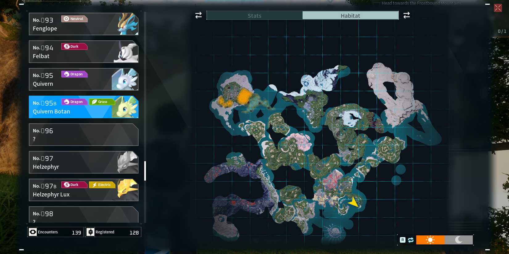 Quivern Botan in Palworld location