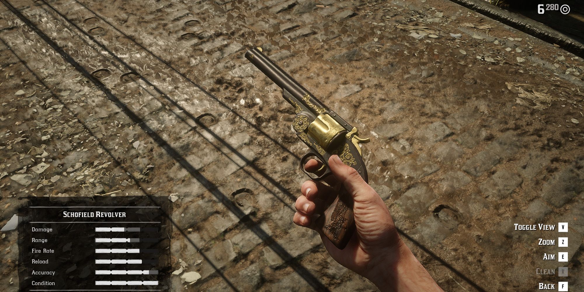 Red Dead Redemption 2 Pistols Schofield Revolver