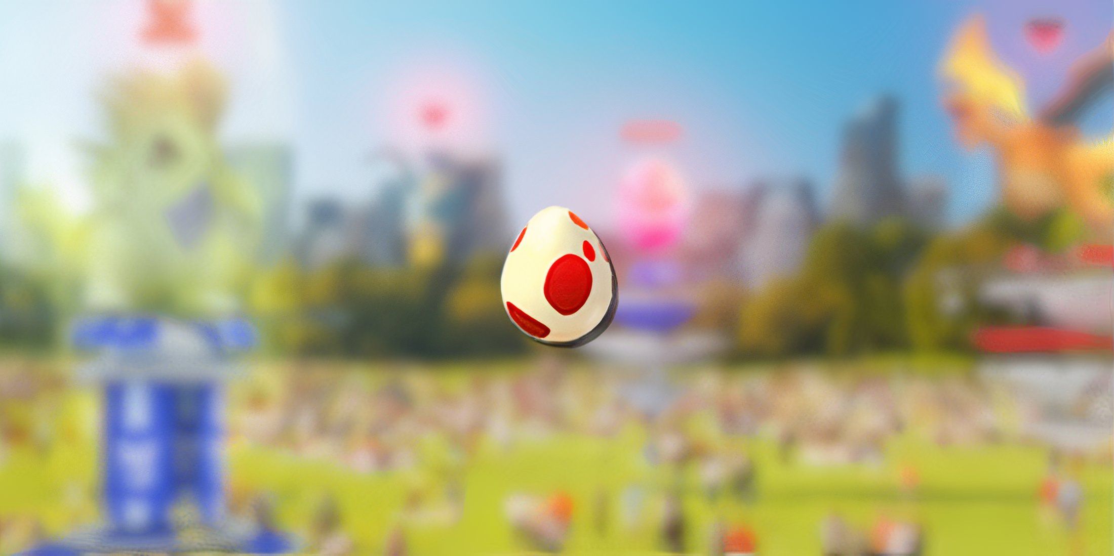 Image of a Strange Red Egg in Pokemon GO
