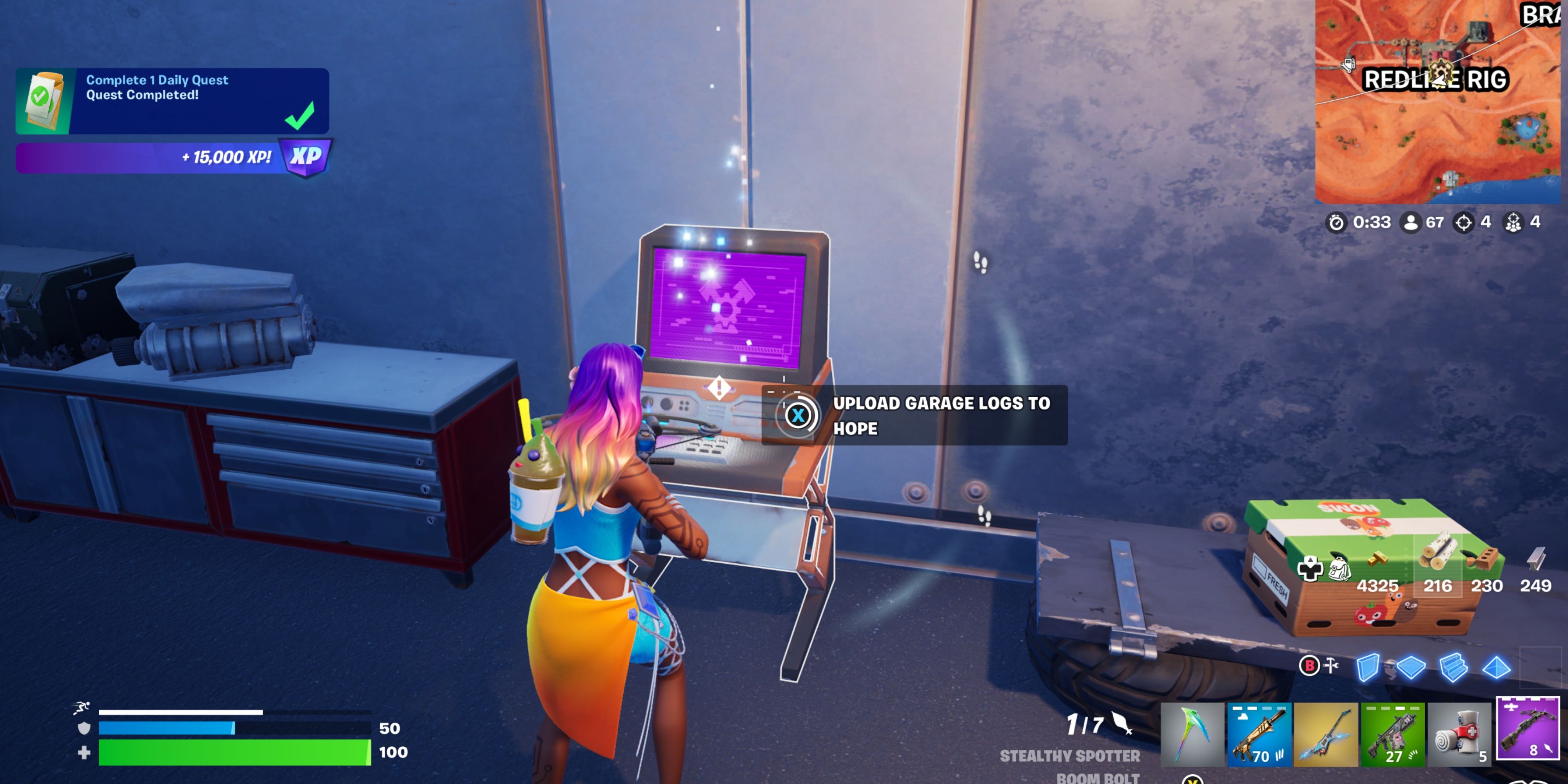 Fortnite: How to Complete the Raiding The Rig Story Quests