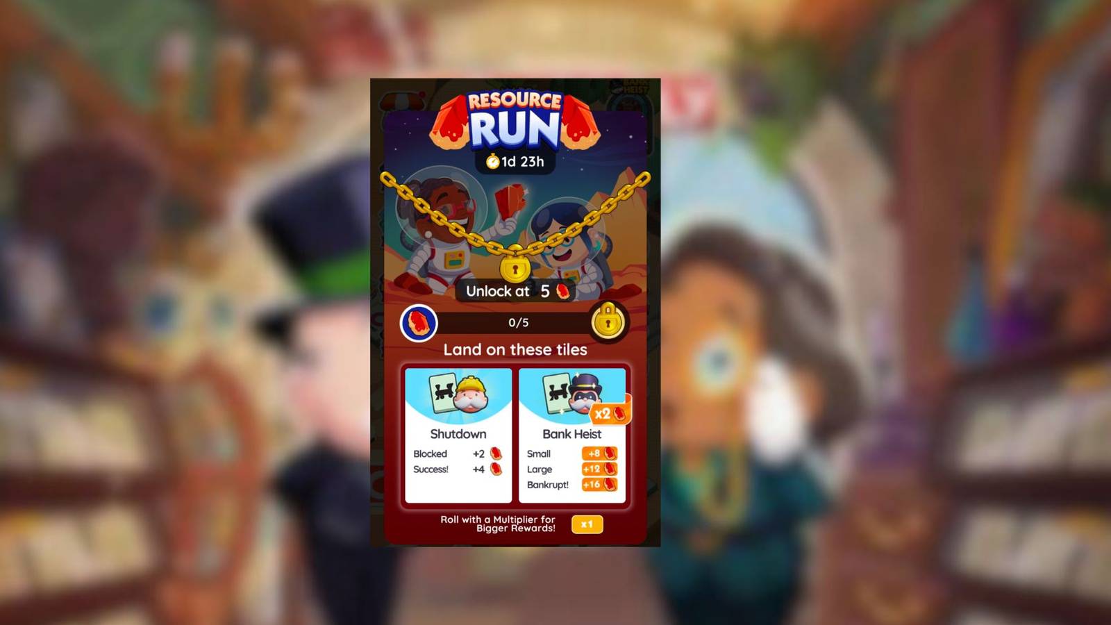 resource run monopoly go