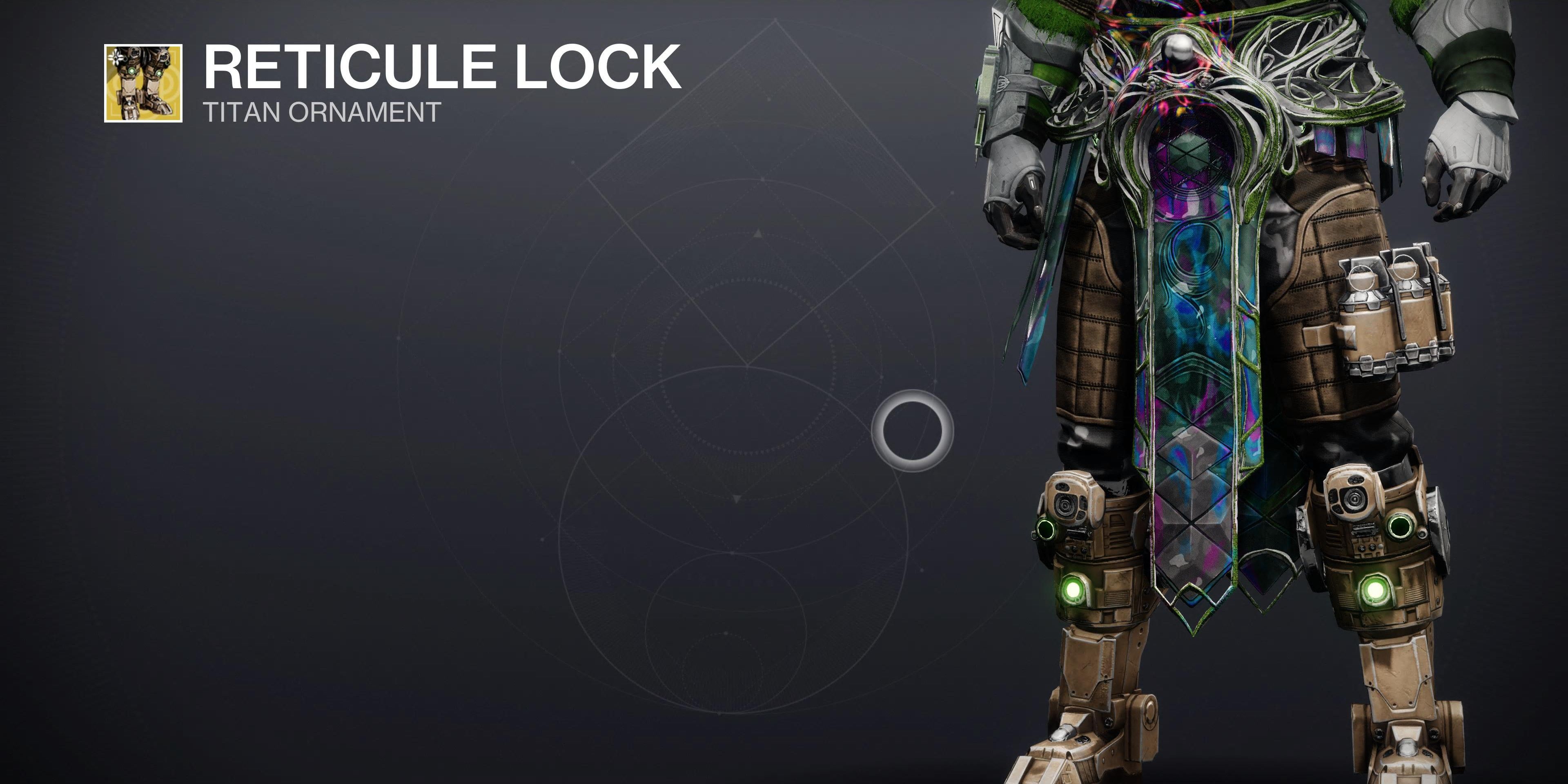 Reticule Lock