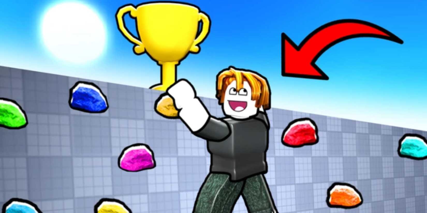 Rock Climb Simulator character