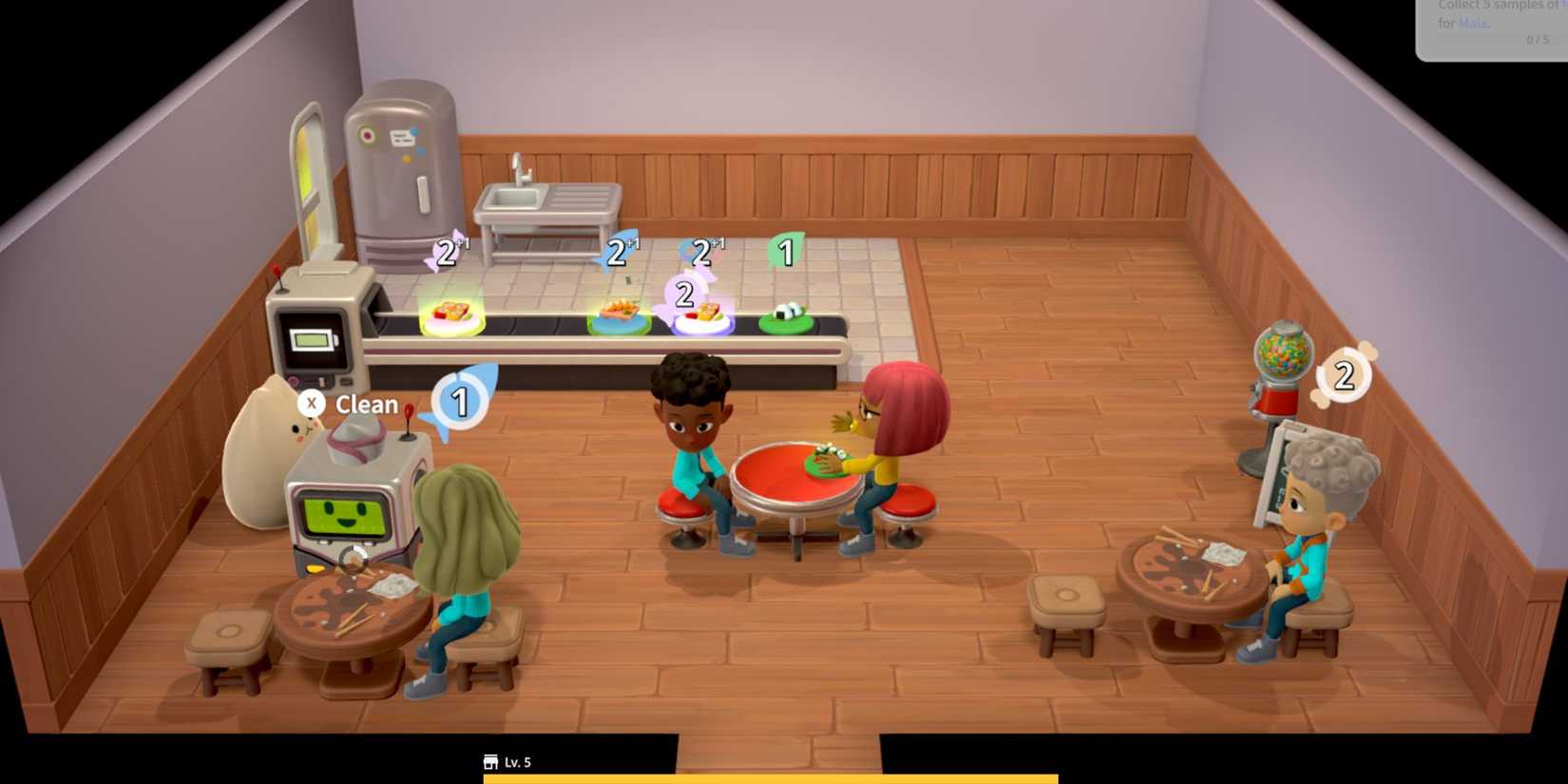 Rolling Hills: Make Sushi, Make Friends raising 500g for the wi-fi antenna in Wi-Fi Woes Quest 