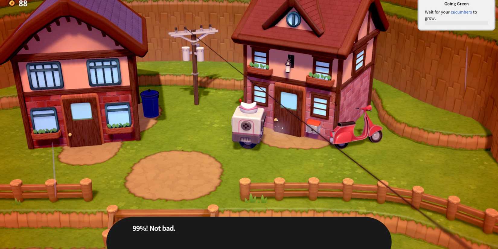 Rolling Hill: Make Sushi, Make Friends testing wi-fi signal strength in Wi-Fi Woes Quest 