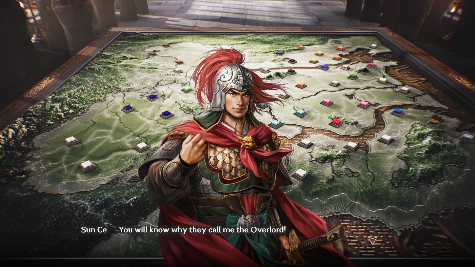 Romance of the Three Kingdoms 8 Remake promo screenshot 2 Sun Ce you will know why they call me the Overlord dialogue