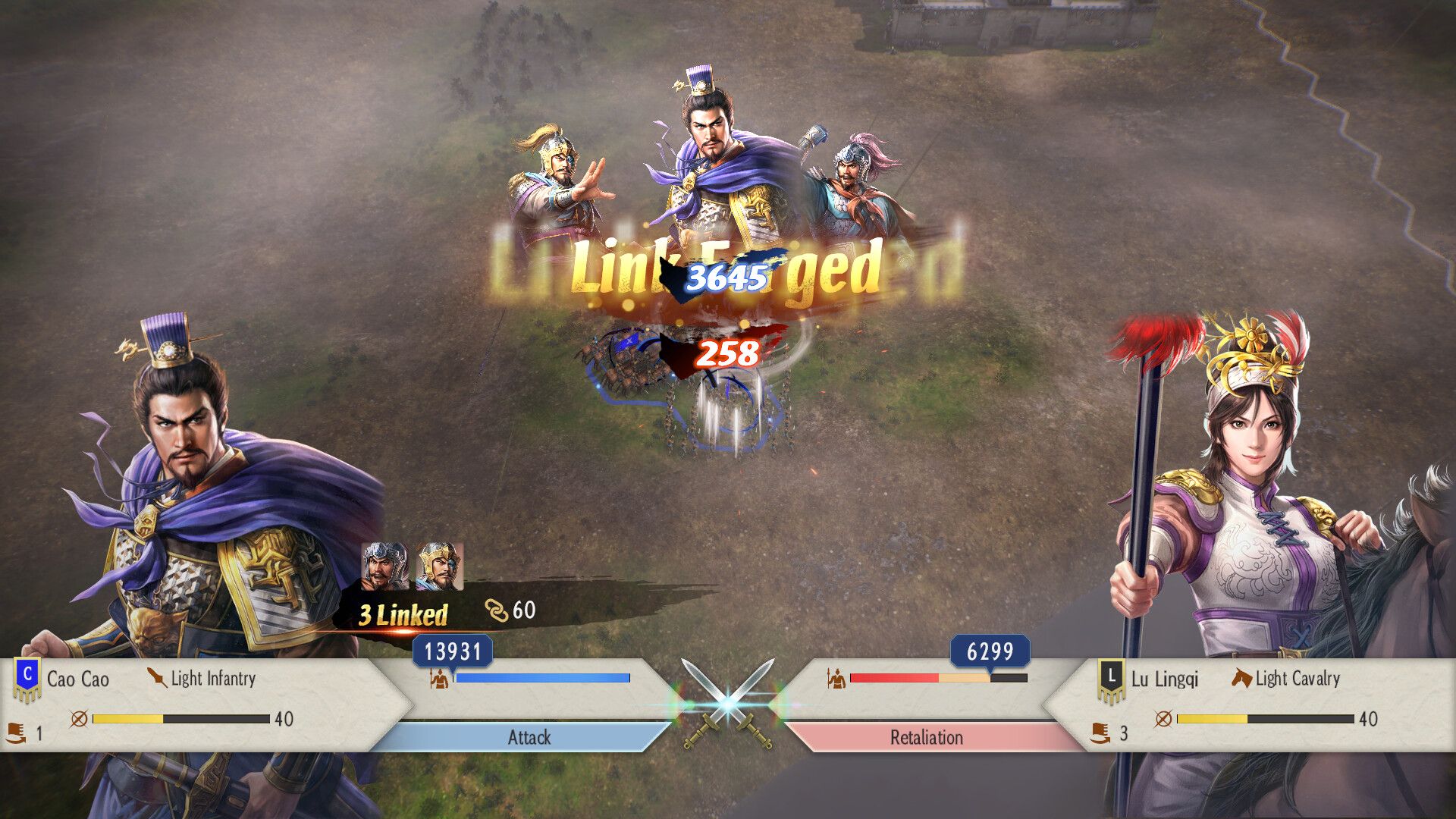 Romance of the Three Kingdoms 8 Remake promo screenshot 5 combat tactics screen