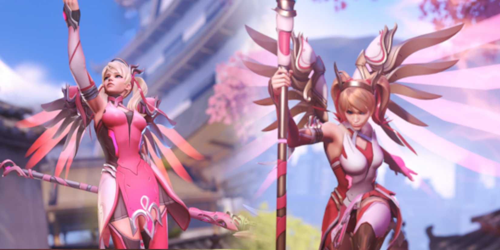 Mercy Roxburgh Overwatch 2: How to Get Pink Mercy & Rose Gold Mercy Skins