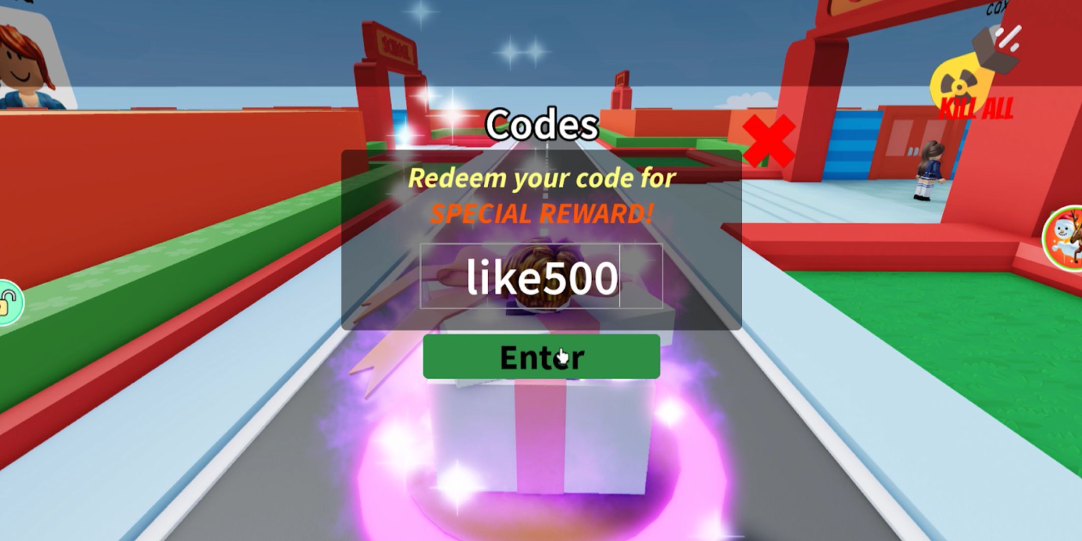 School Tycoon the codes tab