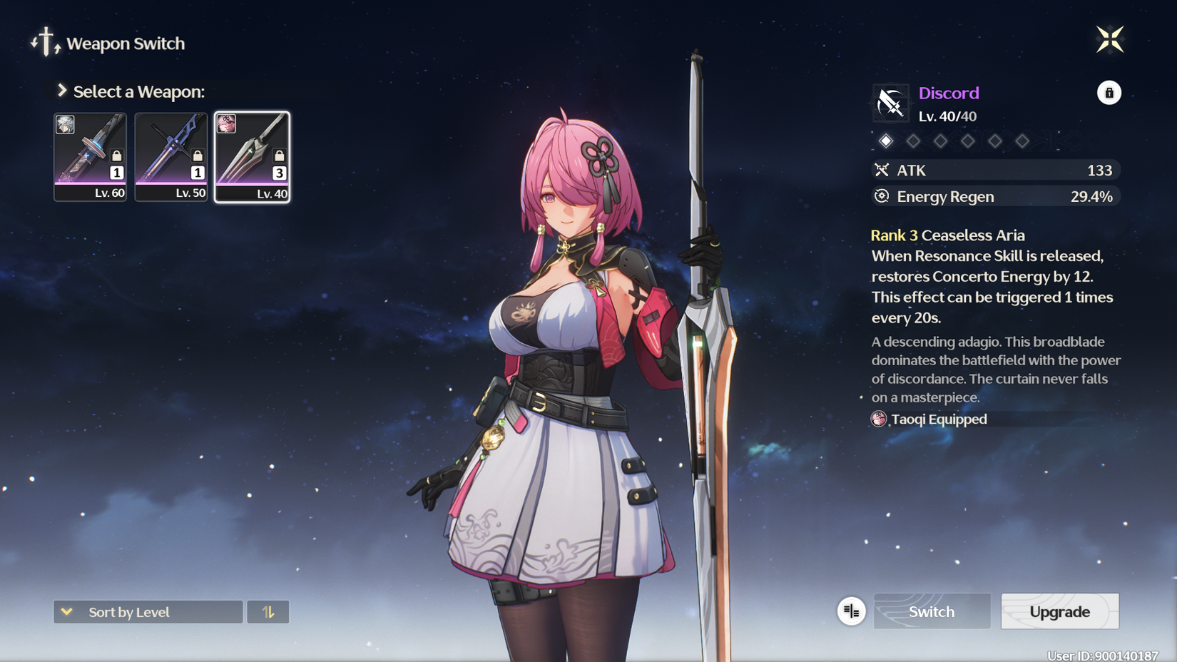 Discord, one of the best weapons for Taoqi in Wuthering Waves