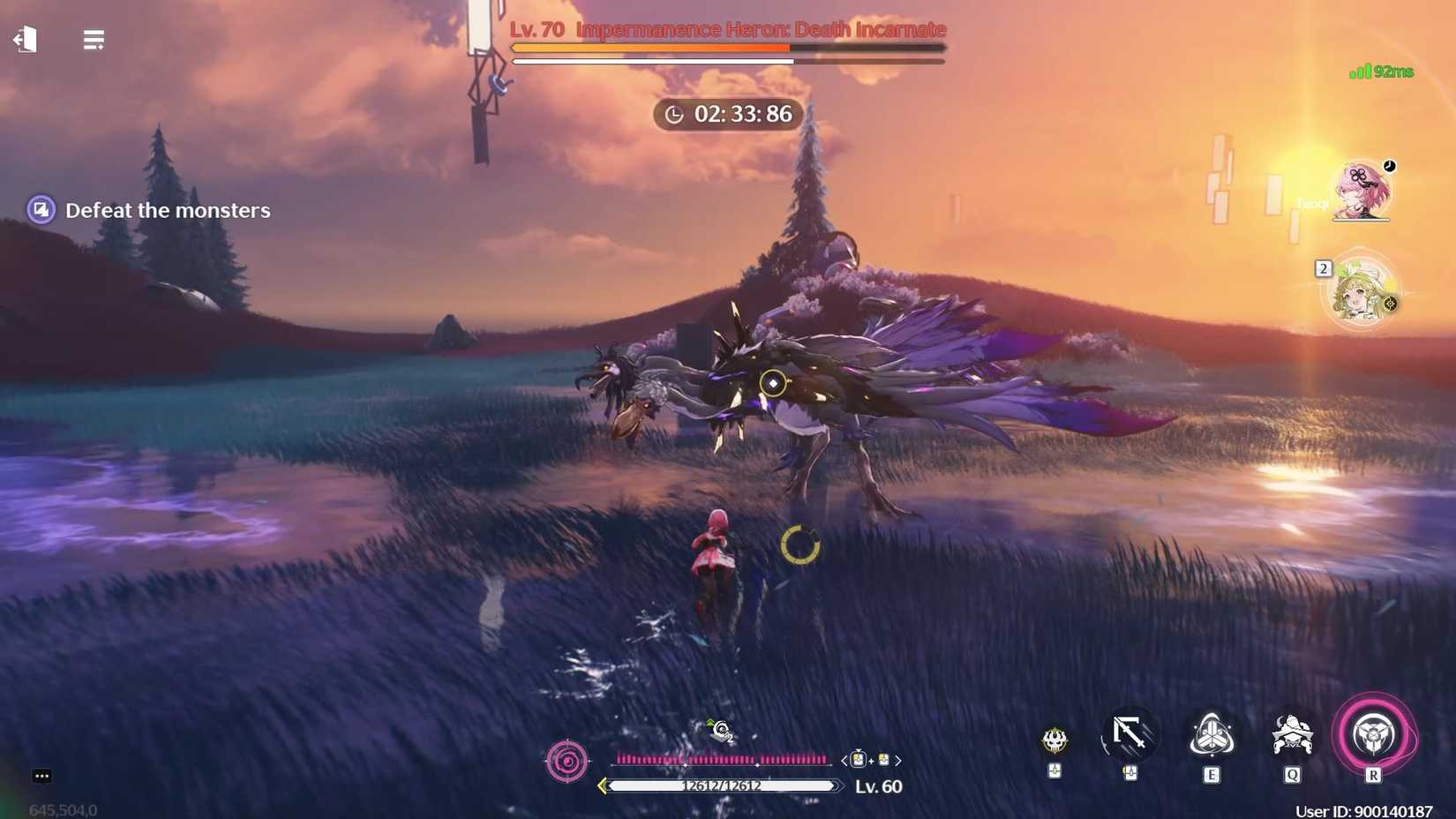 Taoqi fighting an Illusive Realms boss in Wuthering Waves