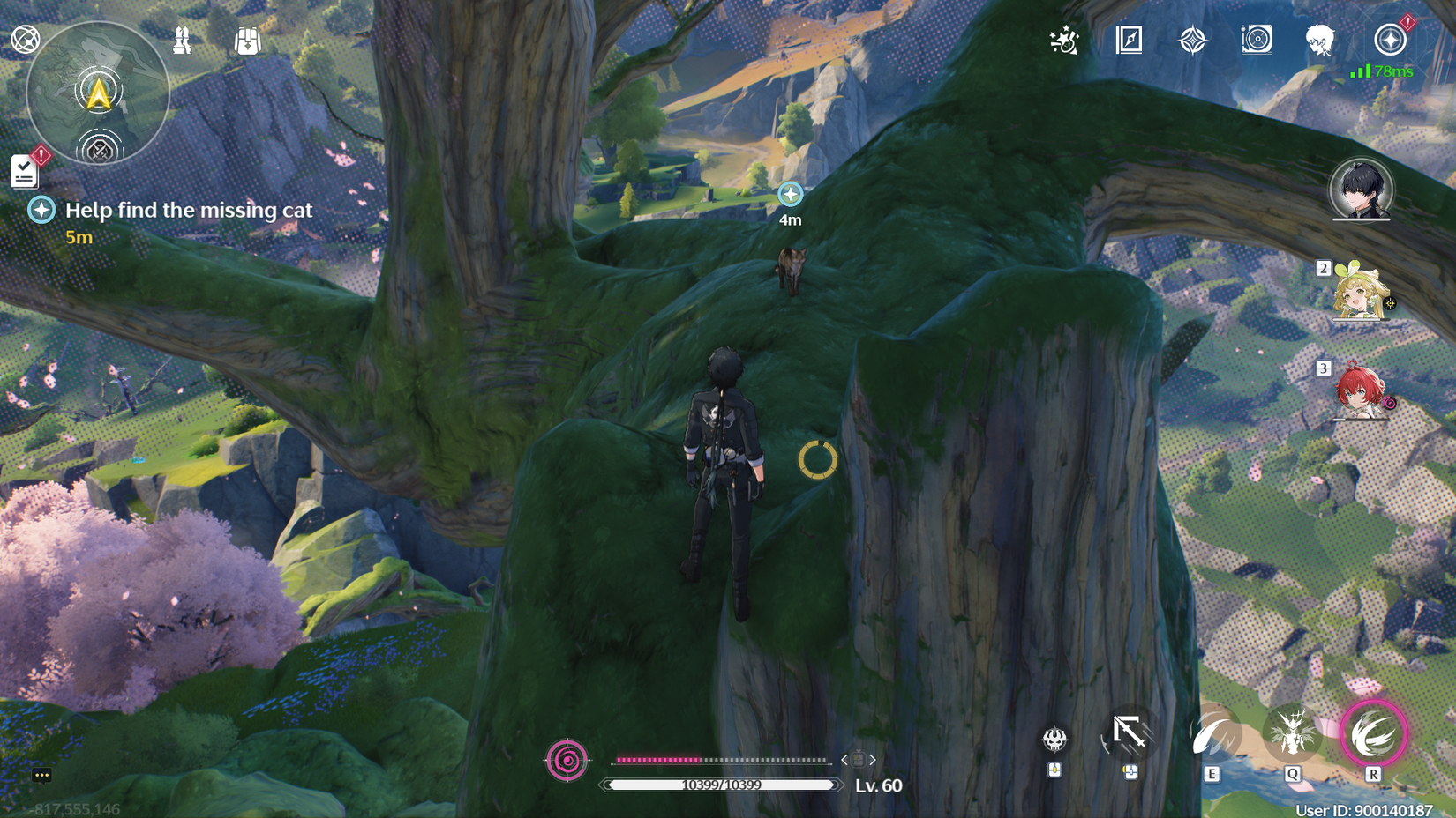 The cat in Wuthering Waves' Save the Cat quest