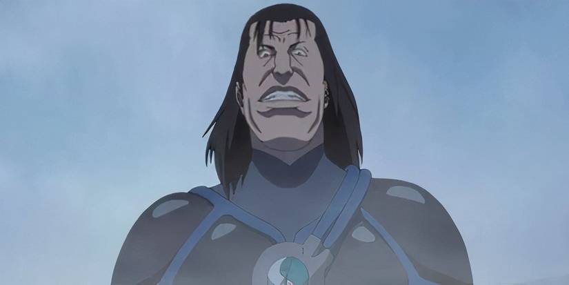 Dot with a disturbing grin on his face